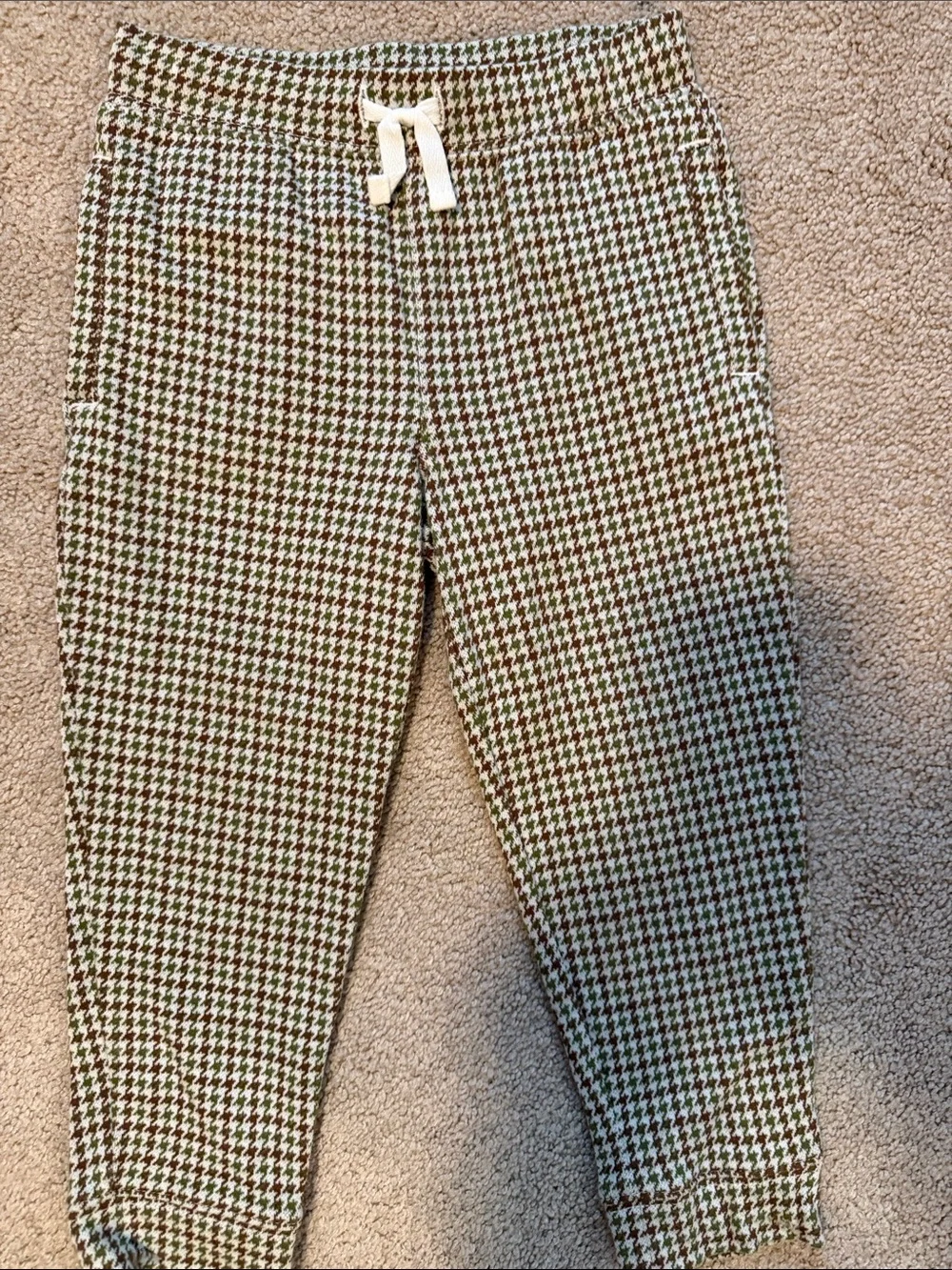 Janie and Jack Houndstooth Knit Two-Piece Set - Black, White, Brown